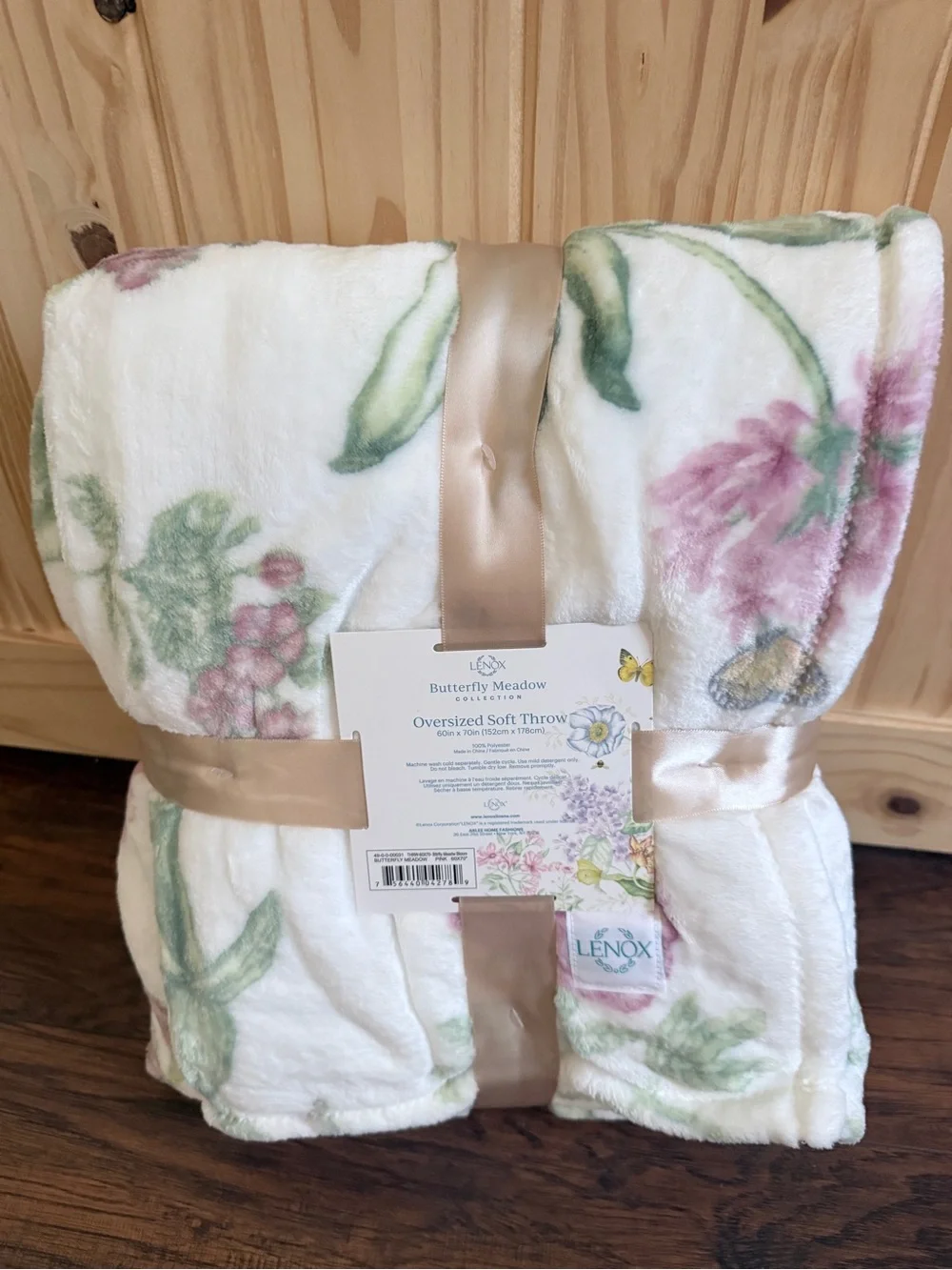 NIP Lenox Butterfly Meadow Throw